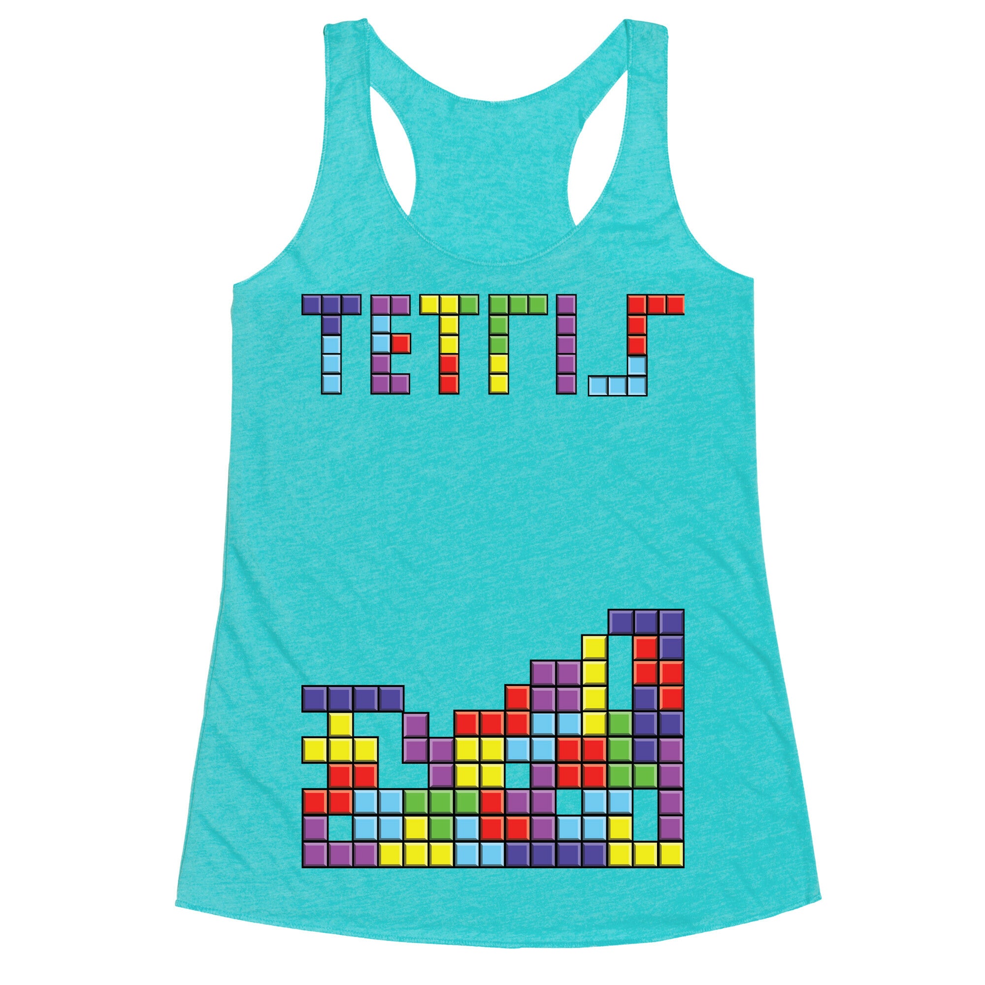 Tetris: Best Game Of All TIme Racerback Tank