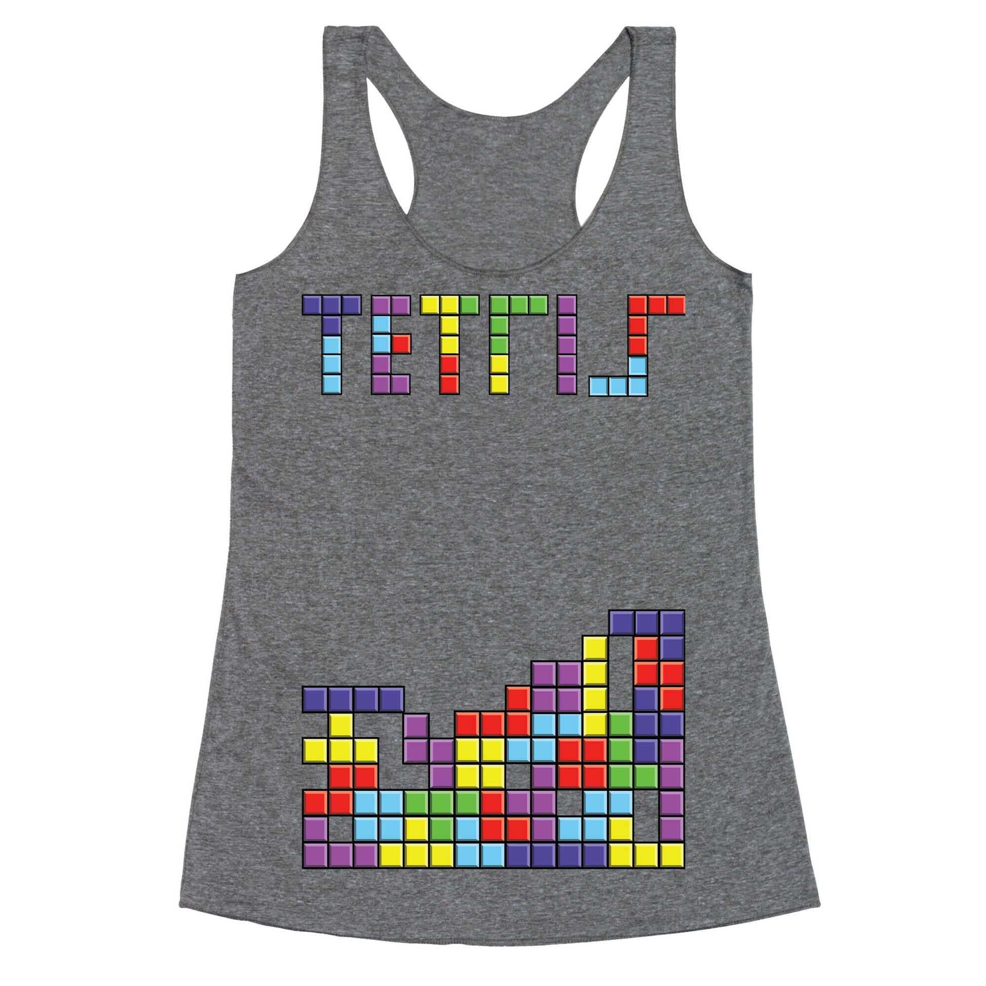 Tetris: Best Game Of All TIme Racerback Tank