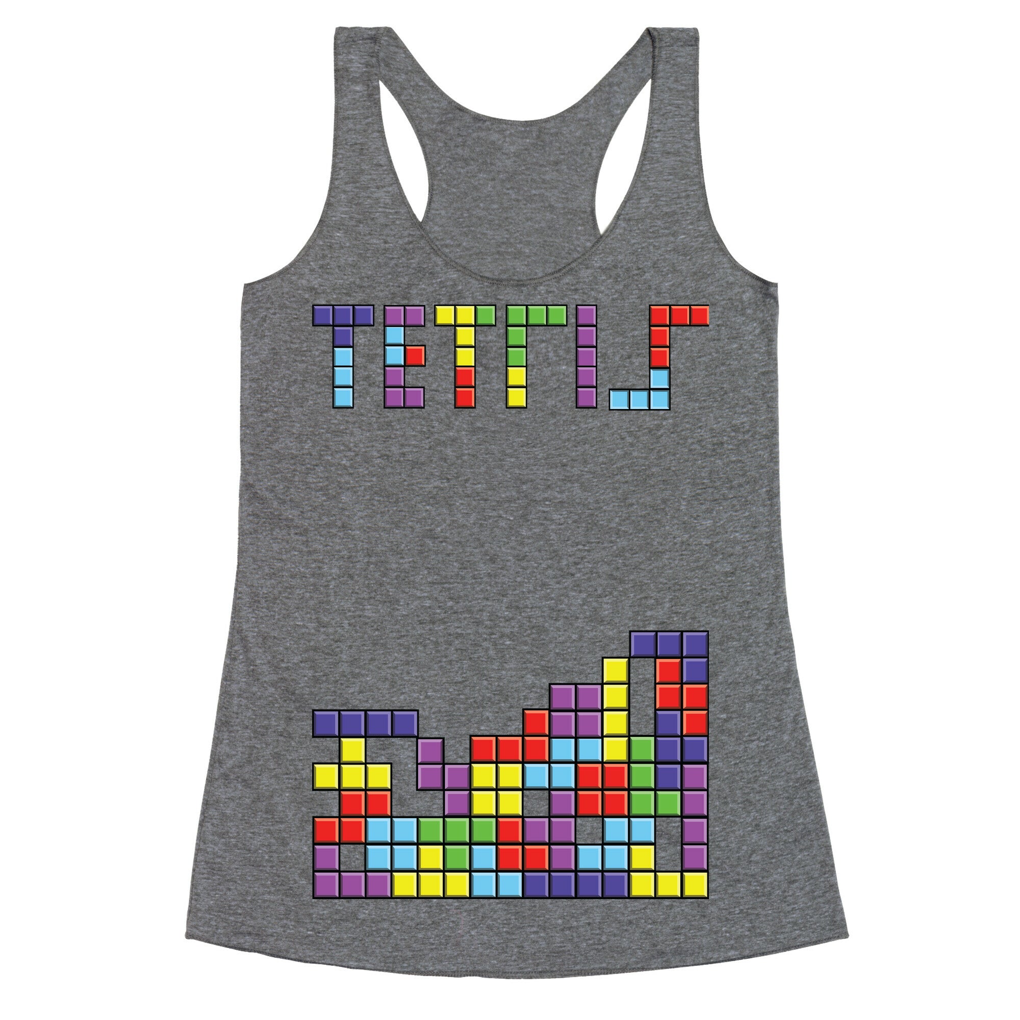 Tetris: Best Game Of All TIme Racerback Tank