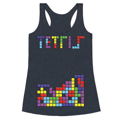 Tetris: Best Game Of All TIme Racerback Tank