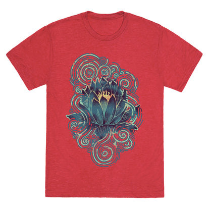 Lotus Flower Unisex Triblend Tee