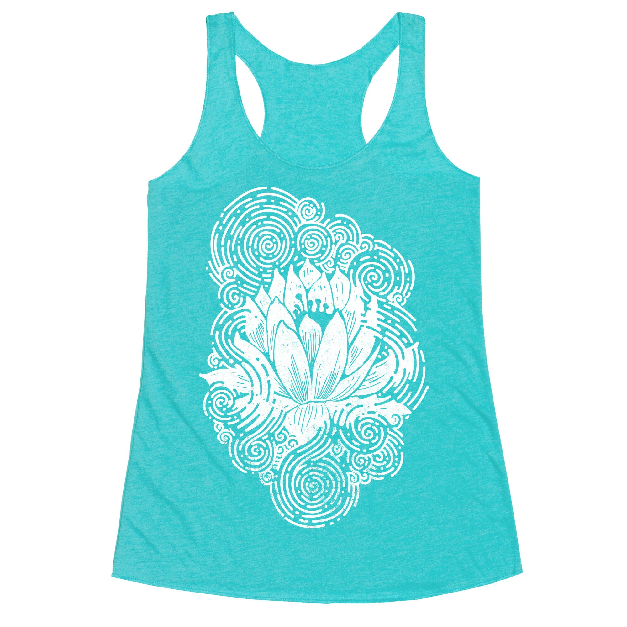 Lotus Flower Racerback Tank