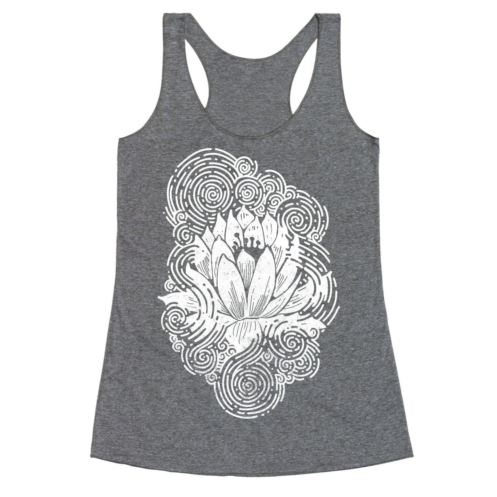 Lotus Flower Racerback Tank