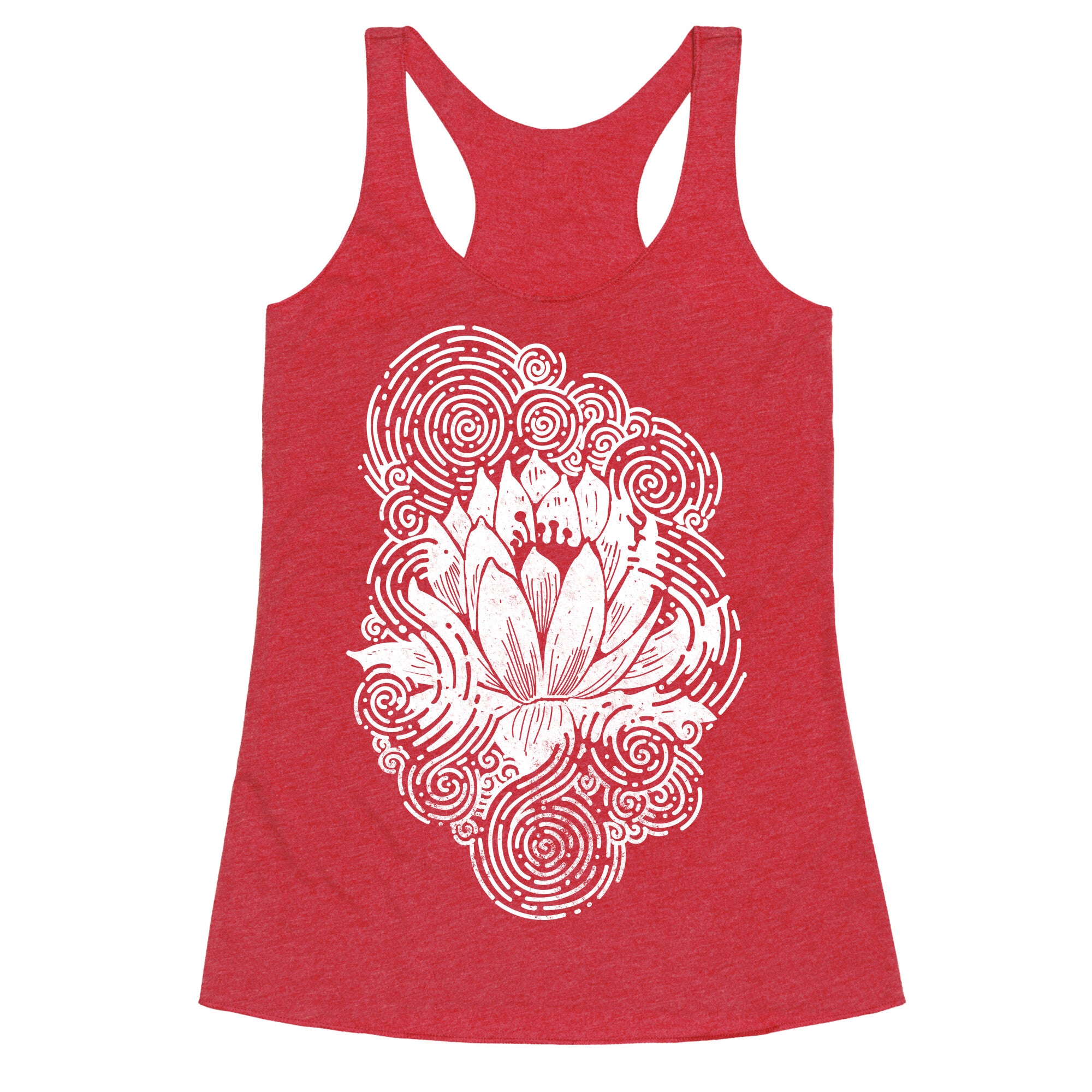 Lotus Flower Racerback Tank