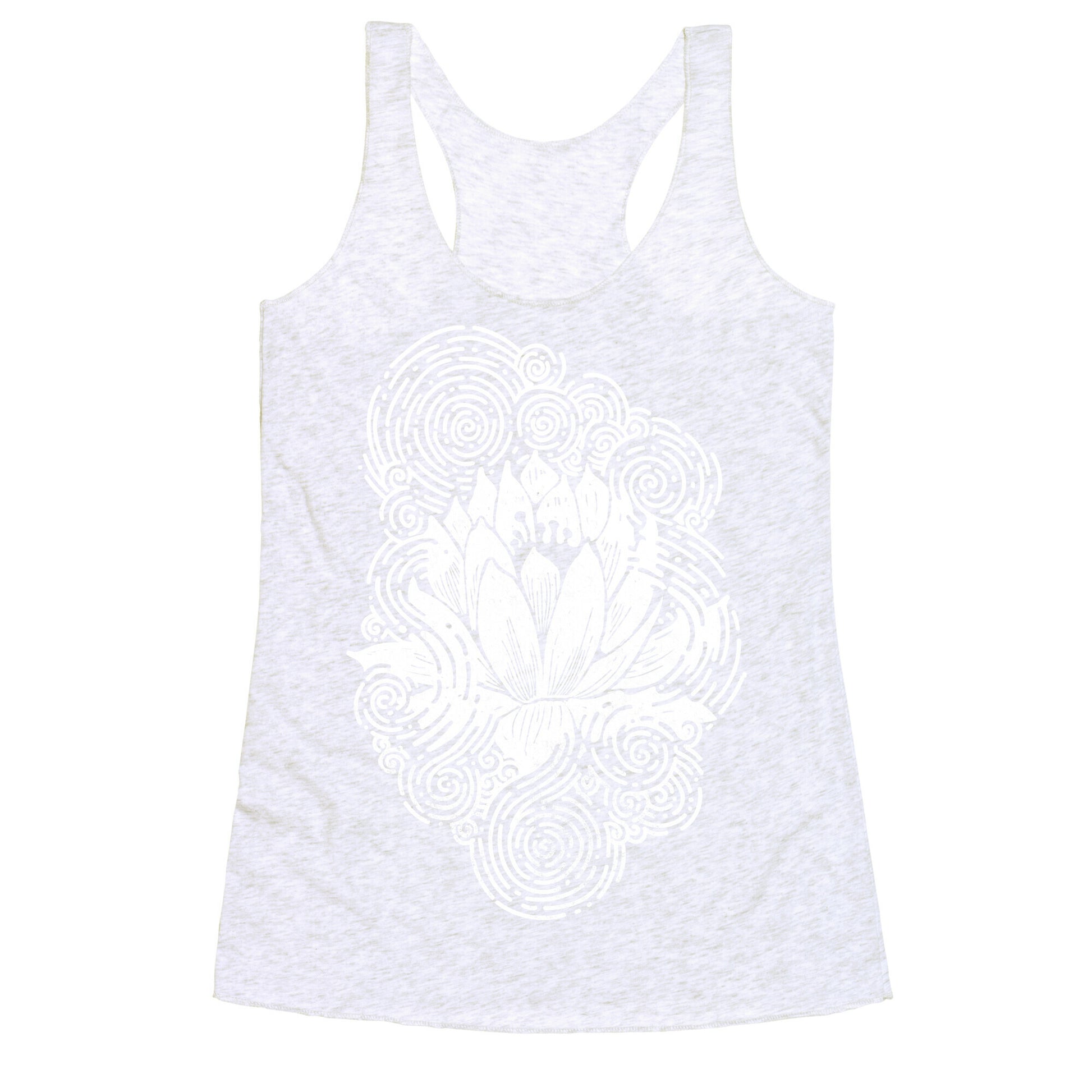 Lotus Flower Racerback Tank