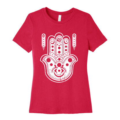 Namaste Hamsa Hand Women's Cotton Tee