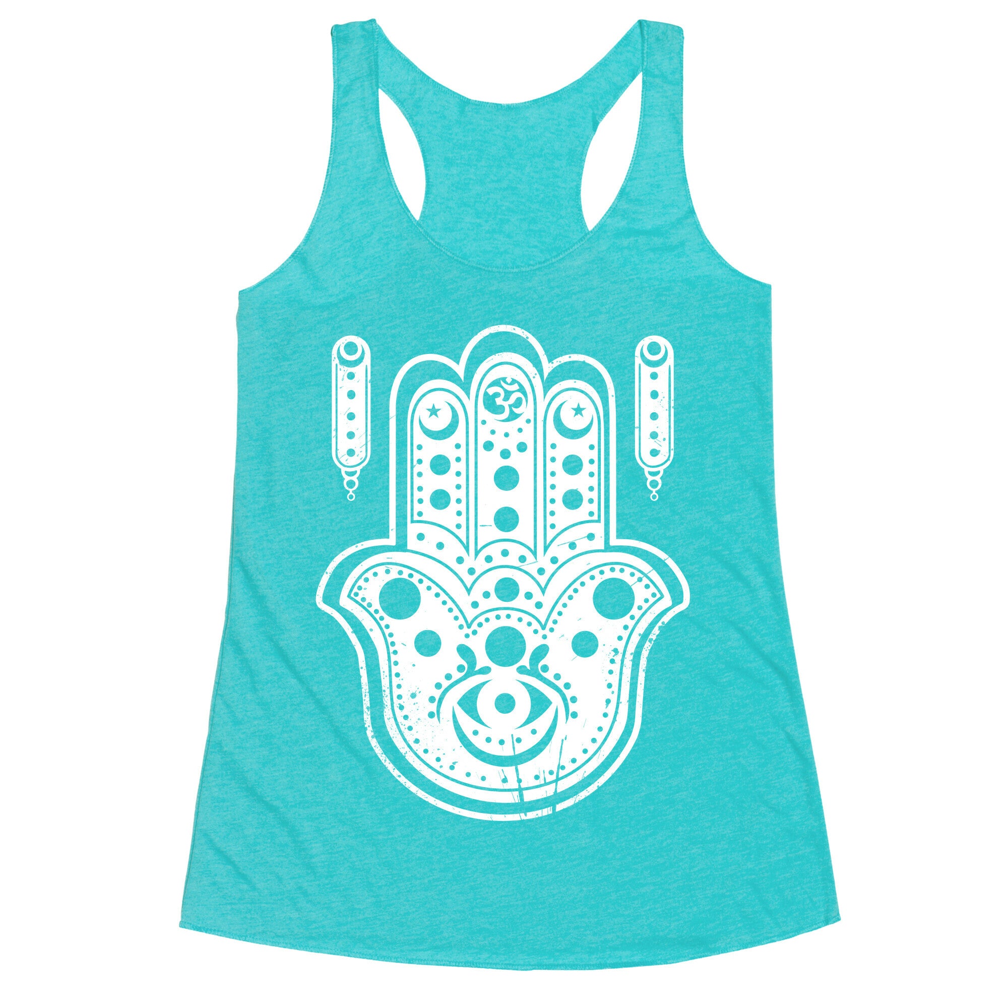 Namaste Hamsa Hand Racerback Tank