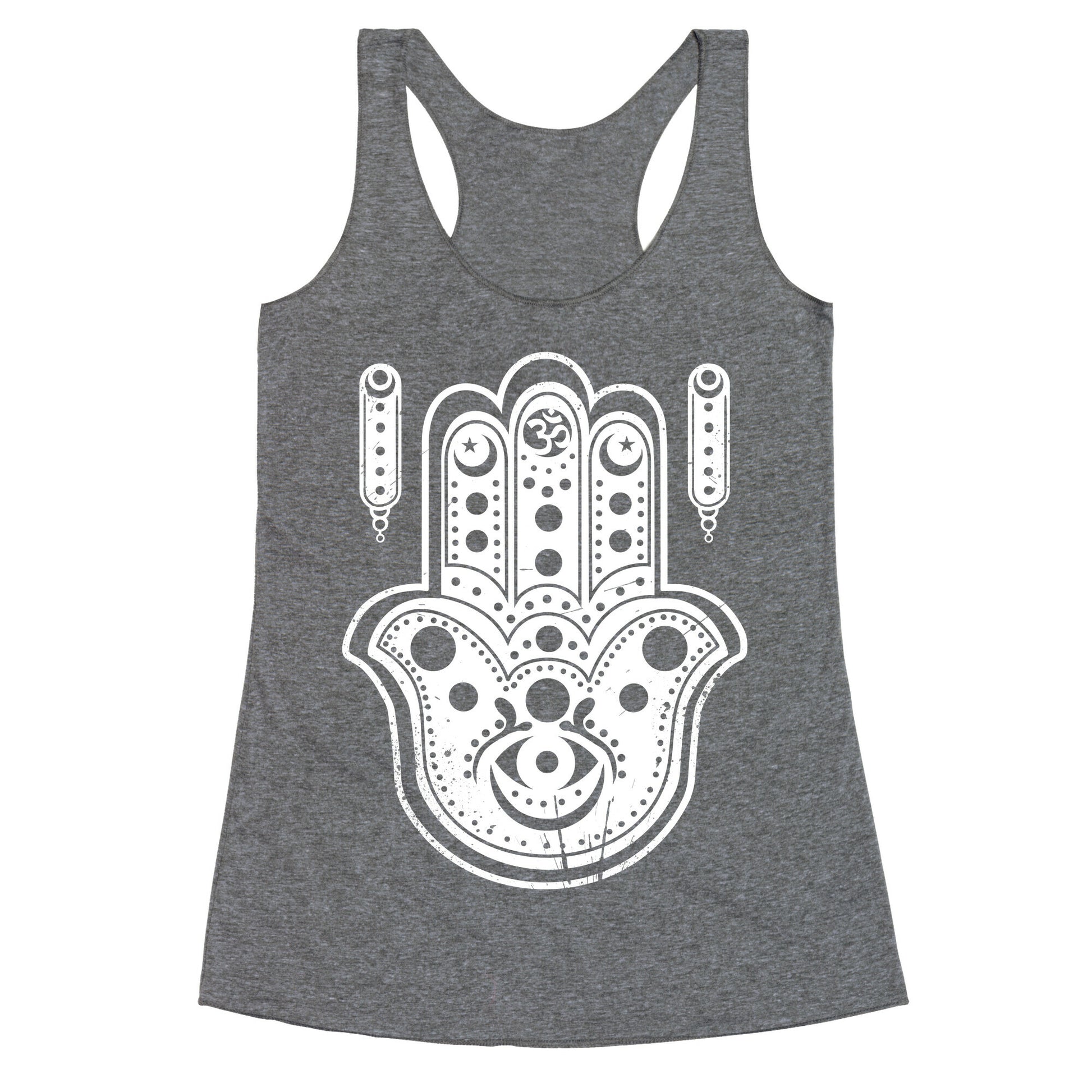 Namaste Hamsa Hand Racerback Tank