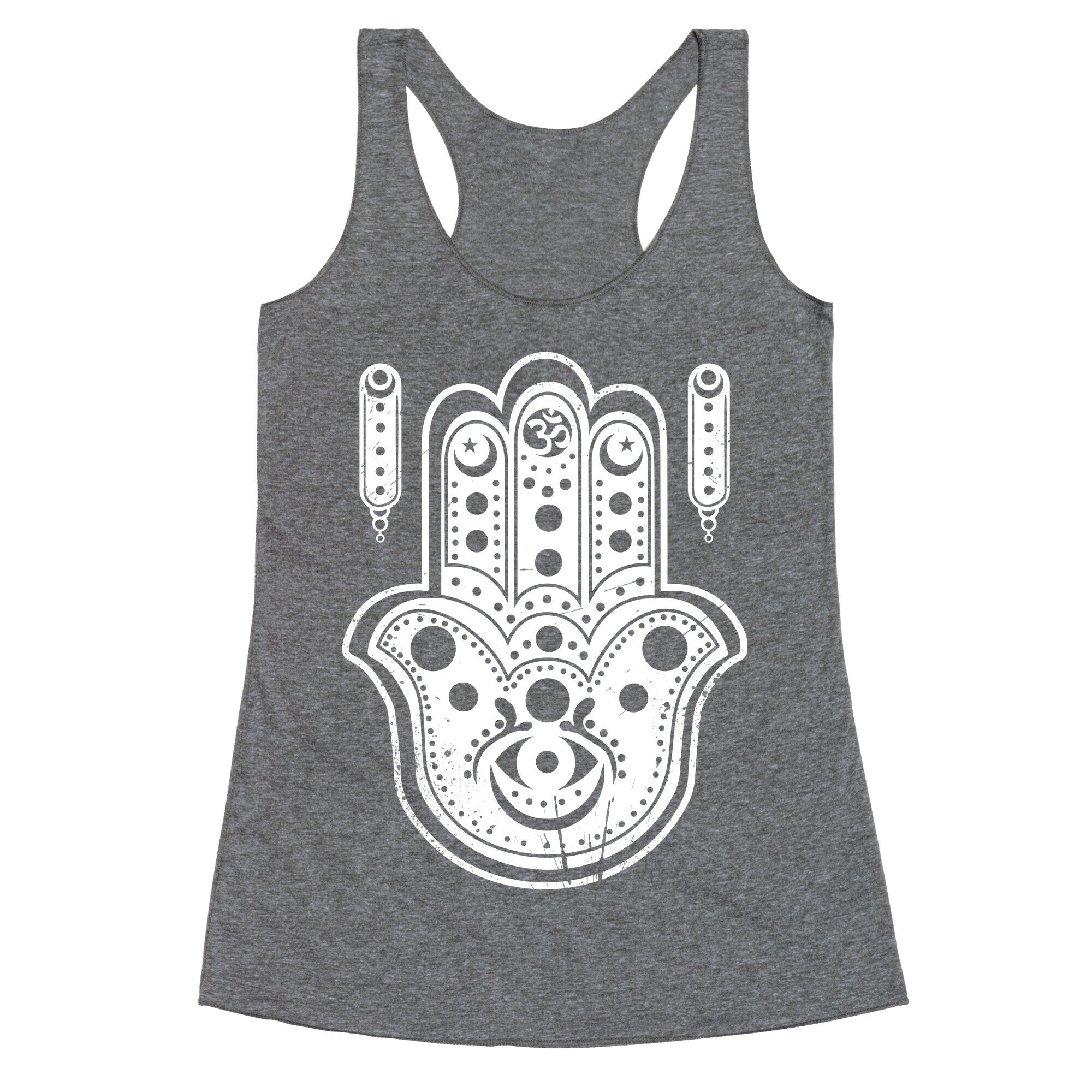 Namaste Hamsa Hand Racerback Tank