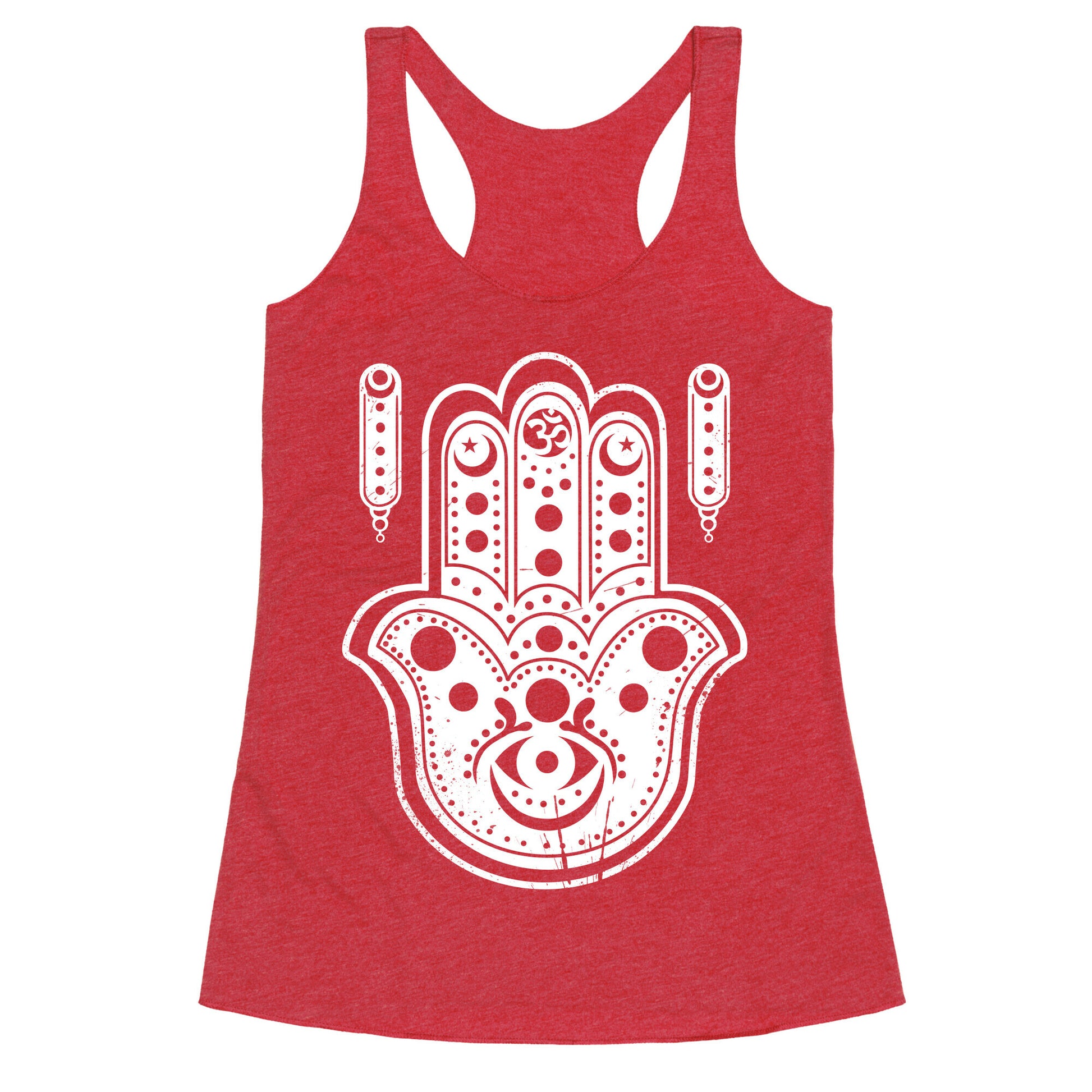 Namaste Hamsa Hand Racerback Tank