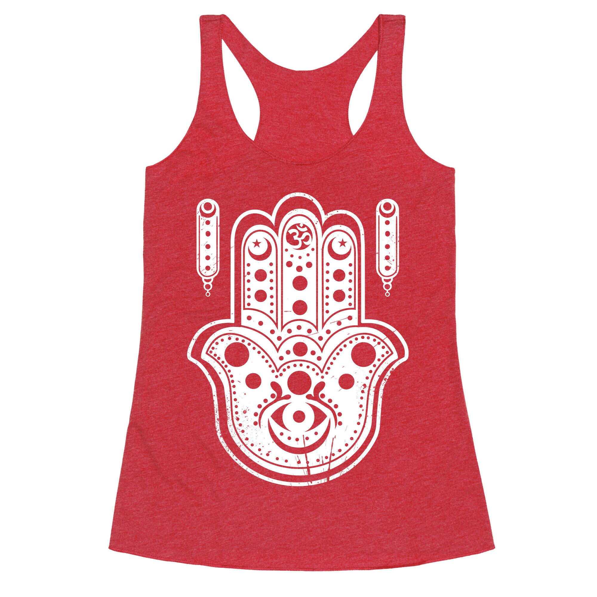 Namaste Hamsa Hand Racerback Tank