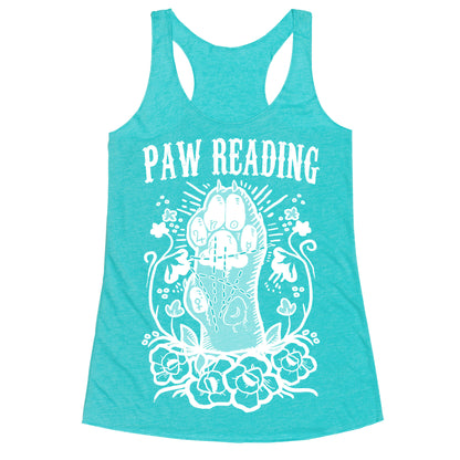 Paw Reading Racerback Tank