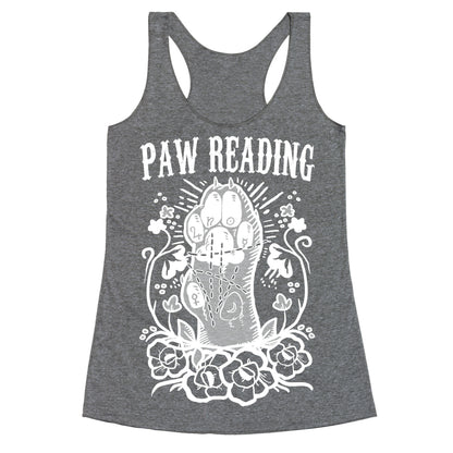 Paw Reading Racerback Tank