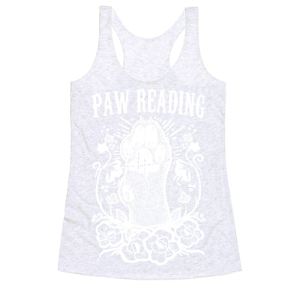 Paw Reading Racerback Tank