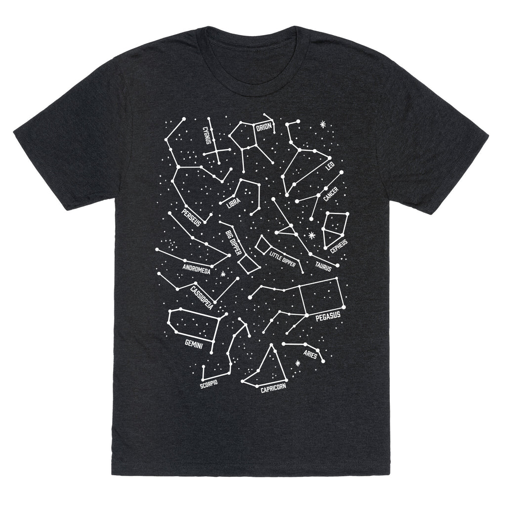 Constellation Star Pattern Unisex Triblend Tee