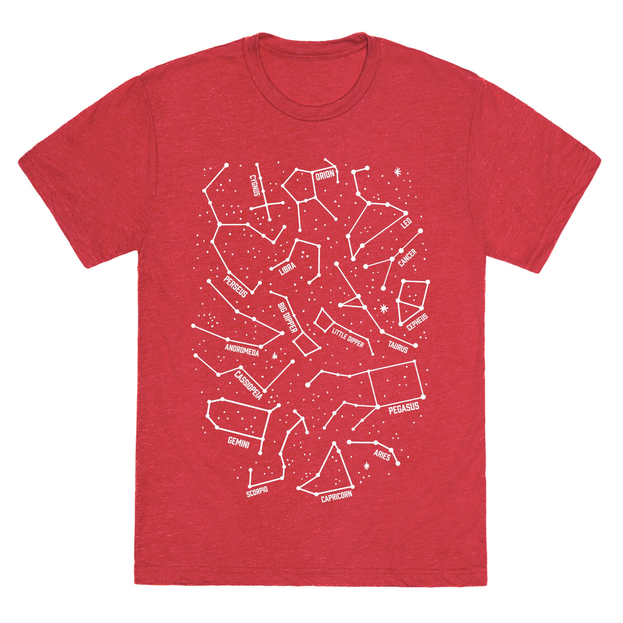 Constellation Star Pattern Unisex Triblend Tee
