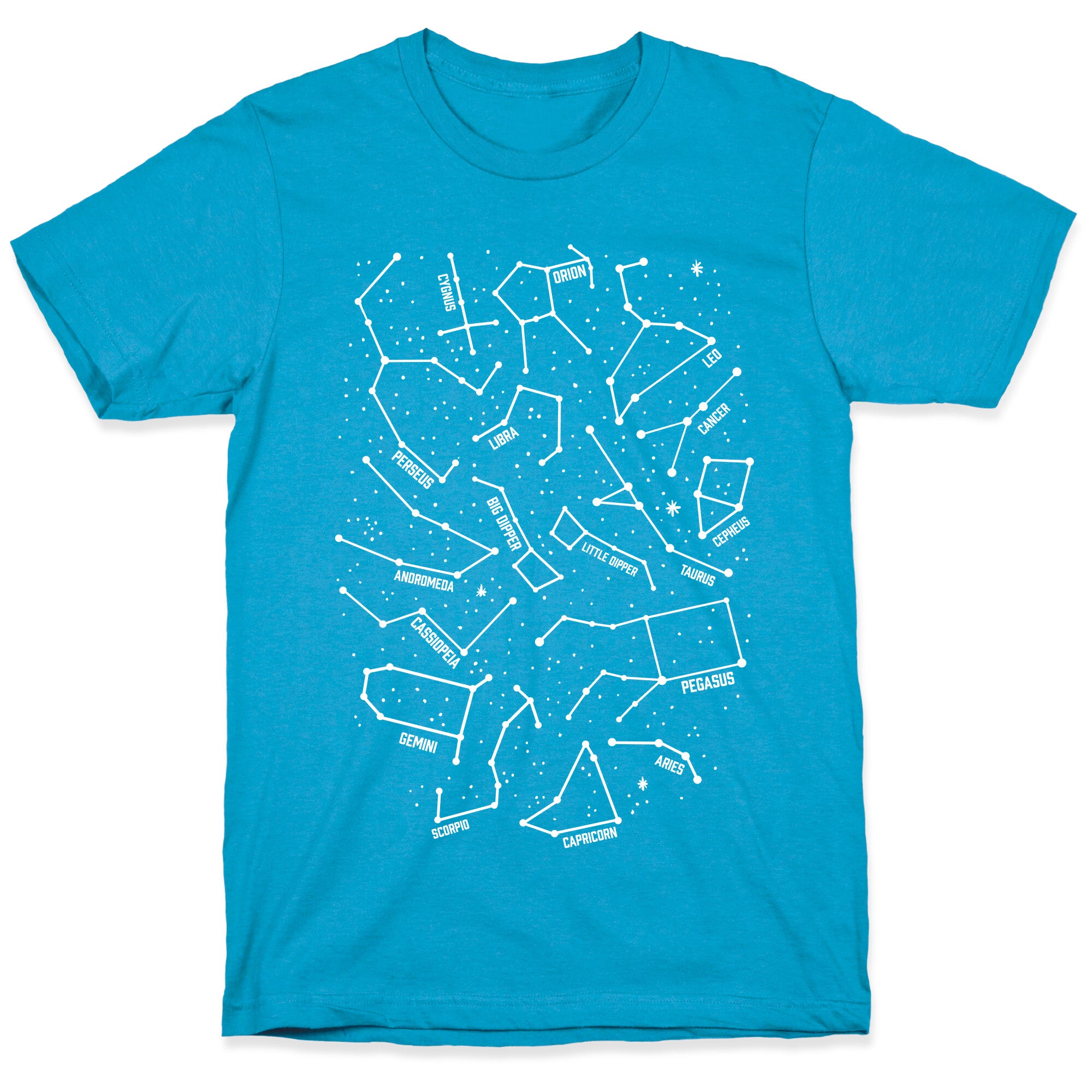 Constellation Star Pattern Unisex Triblend Tee