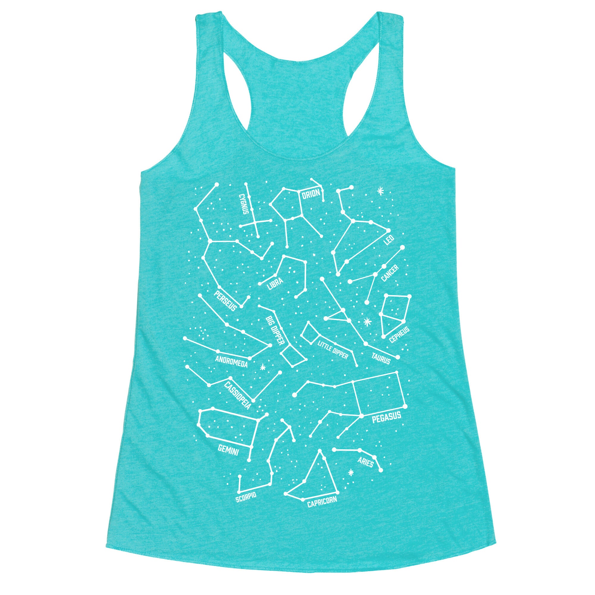 Constellation Star Pattern Racerback Tank
