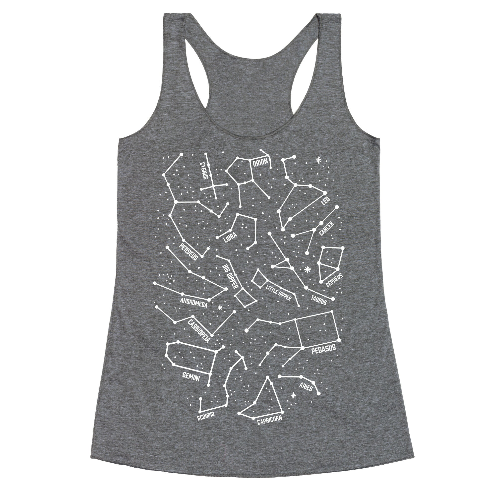Constellation Star Pattern Racerback Tank