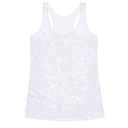 Constellation Star Pattern Racerback Tank