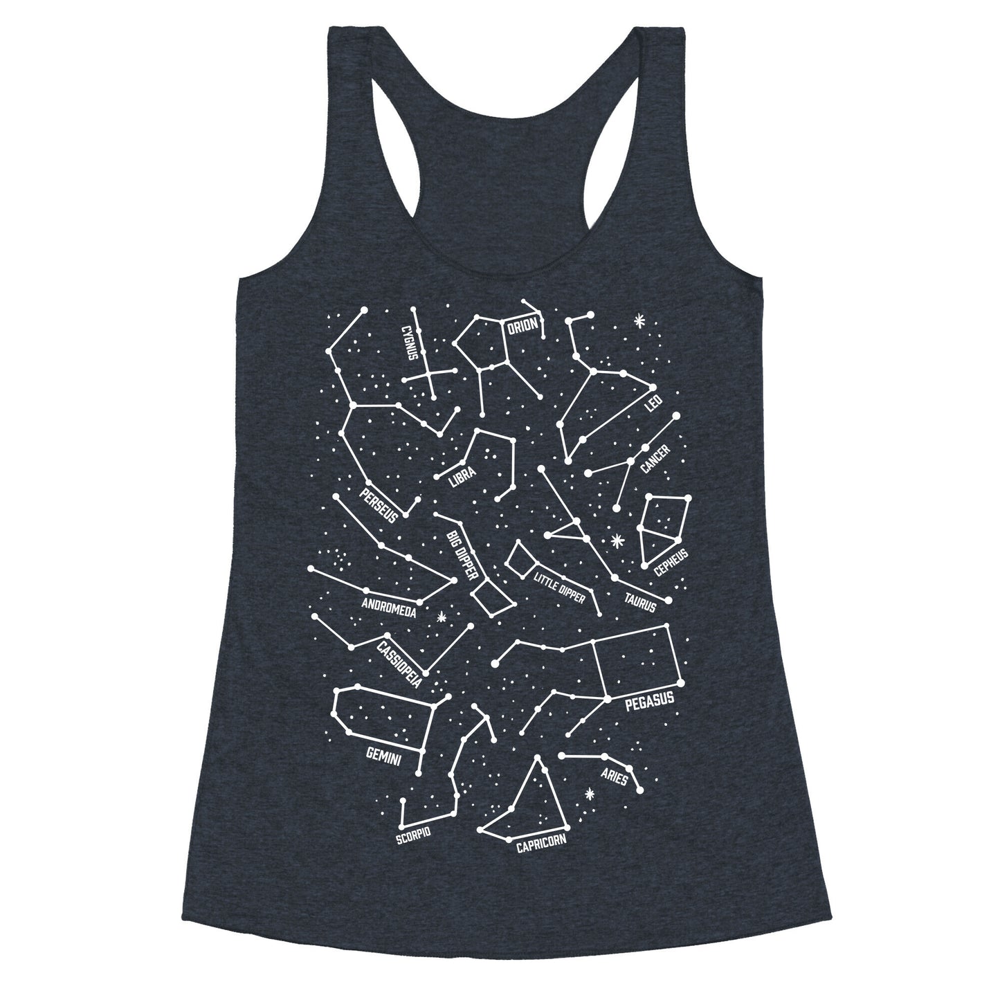 Constellation Star Pattern Racerback Tank