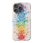 Watercolor Chakra Symbols Phone Case