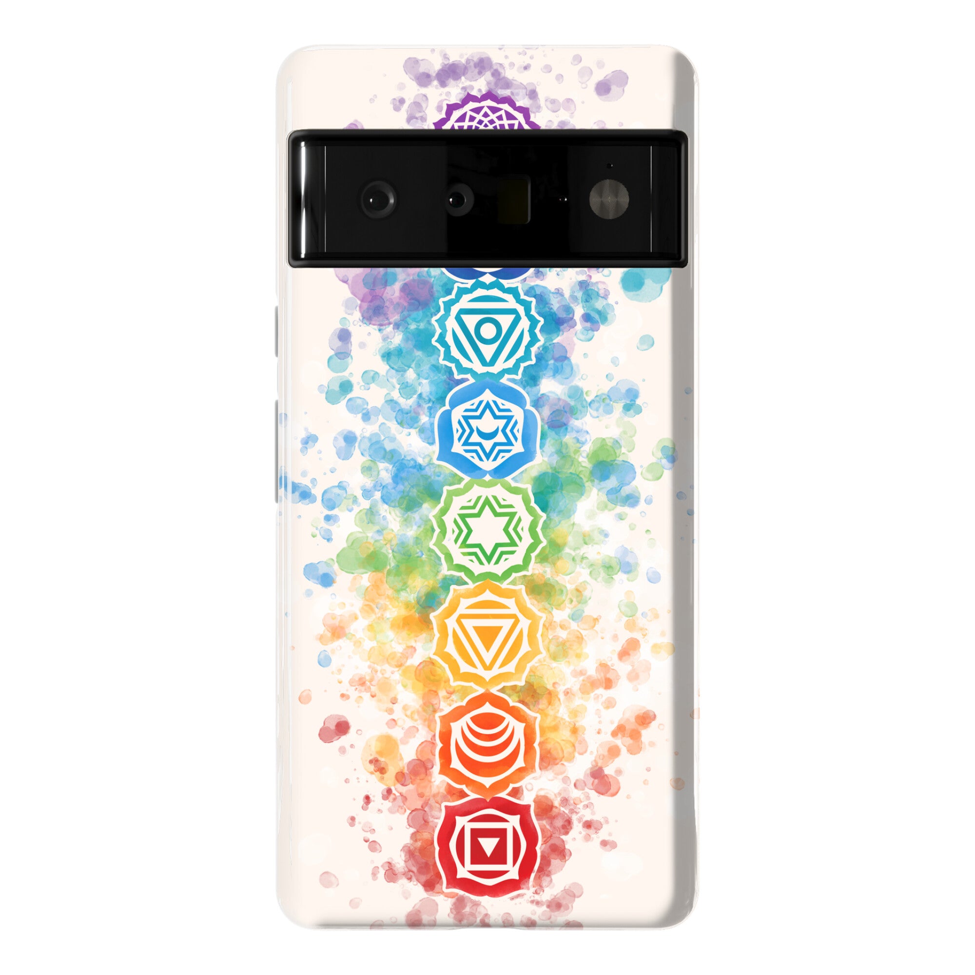 Watercolor Chakra Symbols Phone Case