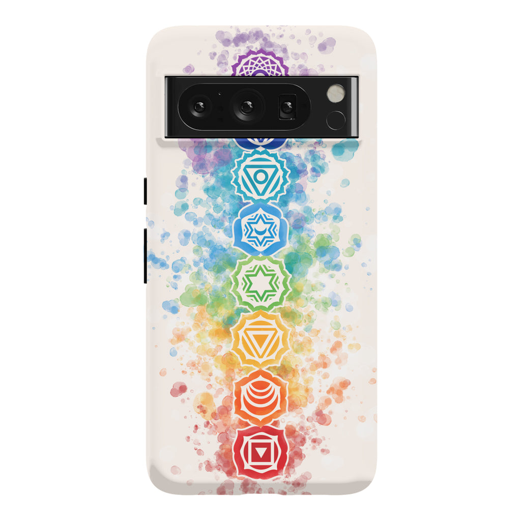 Watercolor Chakra Symbols Phone Case