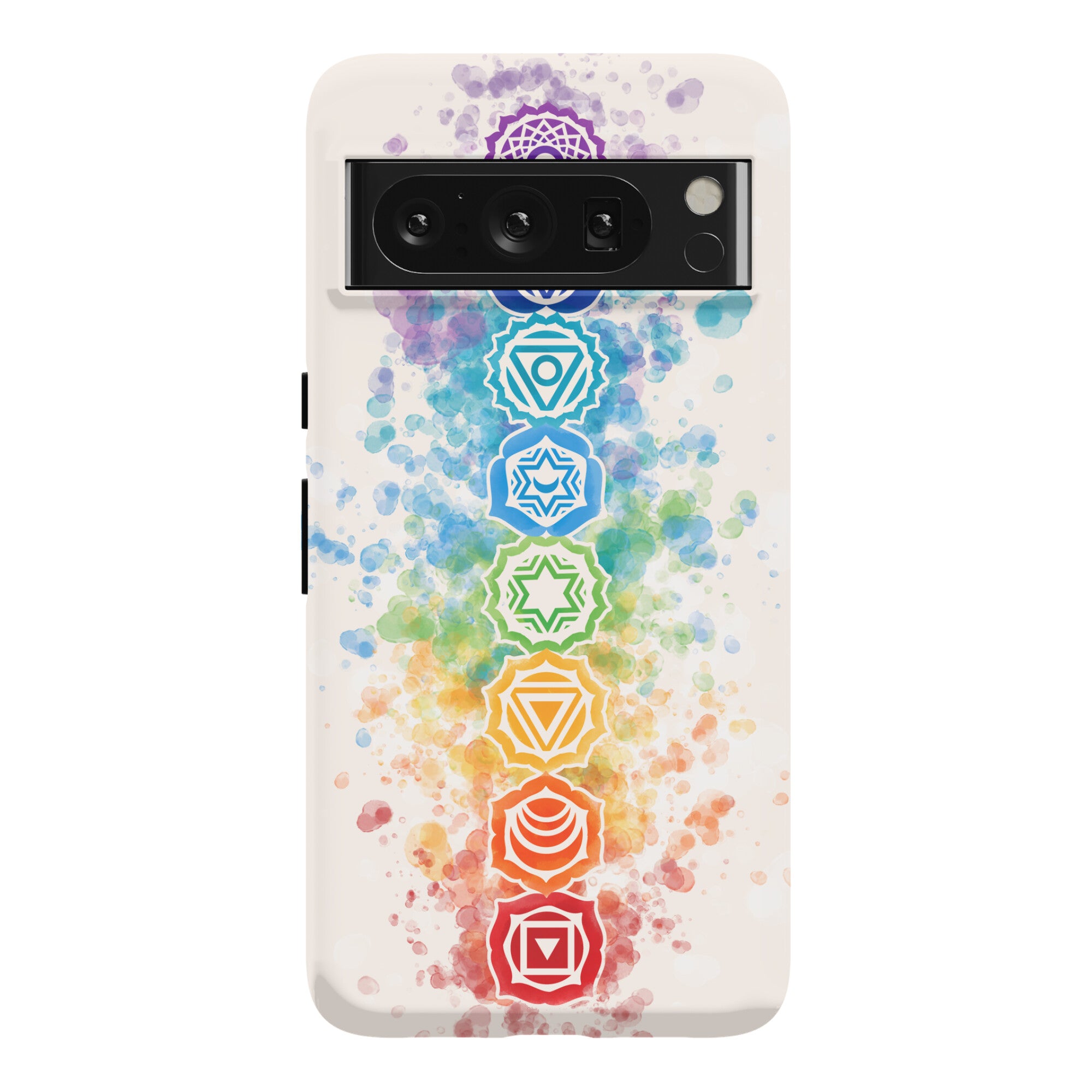 Watercolor Chakra Symbols Phone Case
