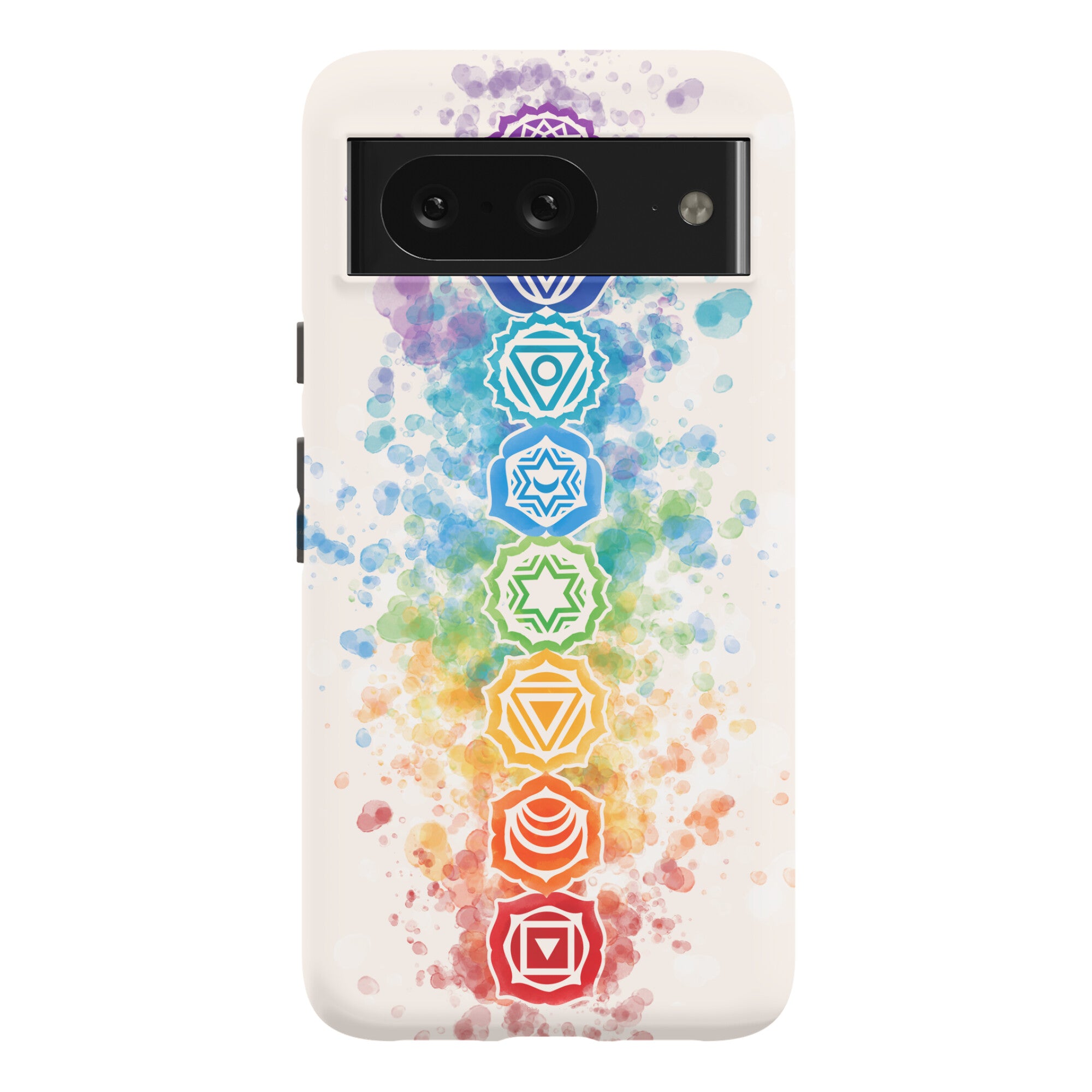 Watercolor Chakra Symbols Phone Case