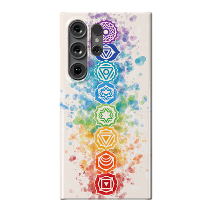 Watercolor Chakra Symbols Phone Case