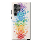 Watercolor Chakra Symbols Phone Case
