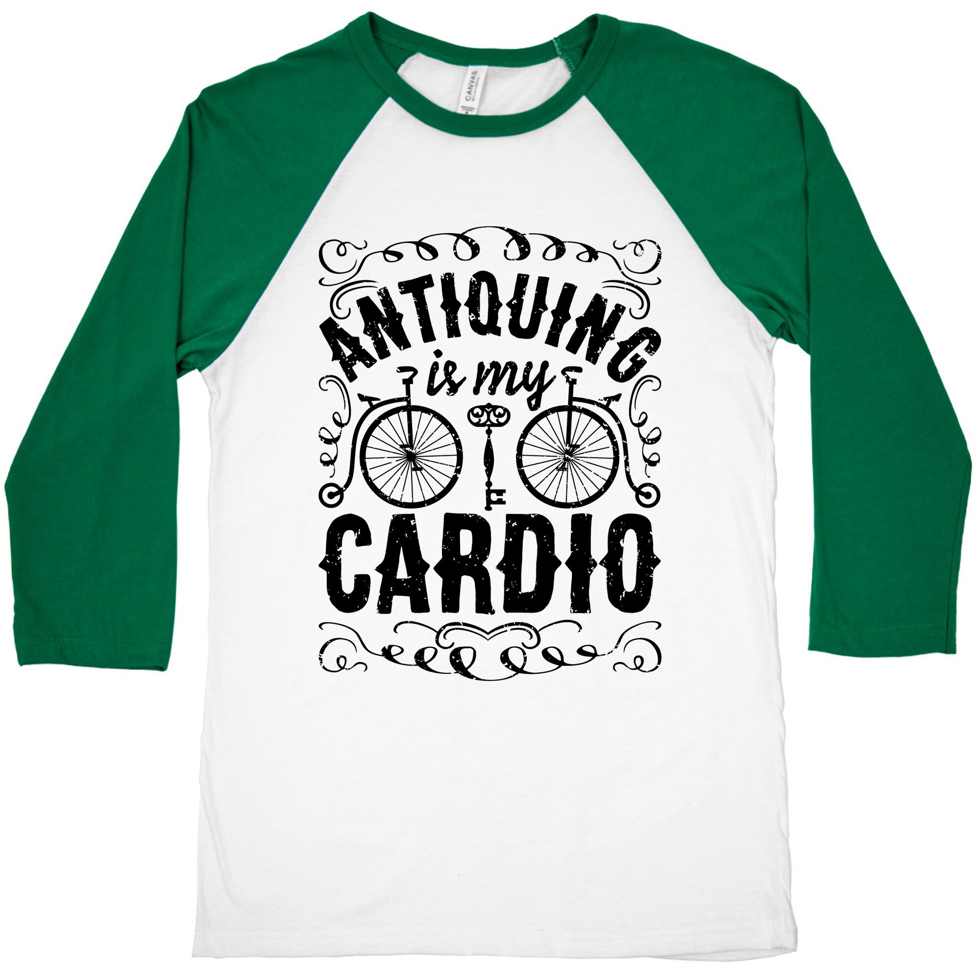 Antiquing Is My Cardio Baseball Tee