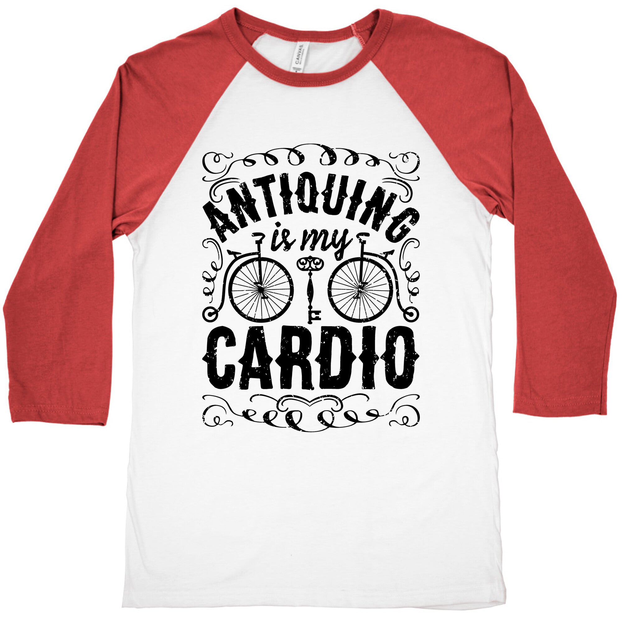 Antiquing Is My Cardio Baseball Tee
