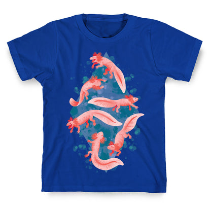 Cute Pastel Axolotls T-Shirt