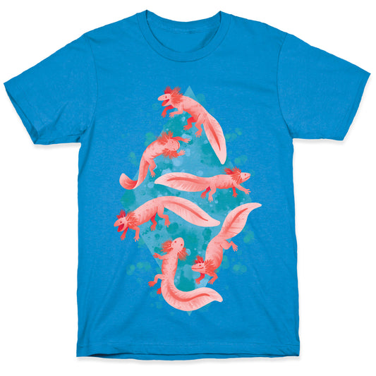 Cute Pastel Axolotls T-Shirt