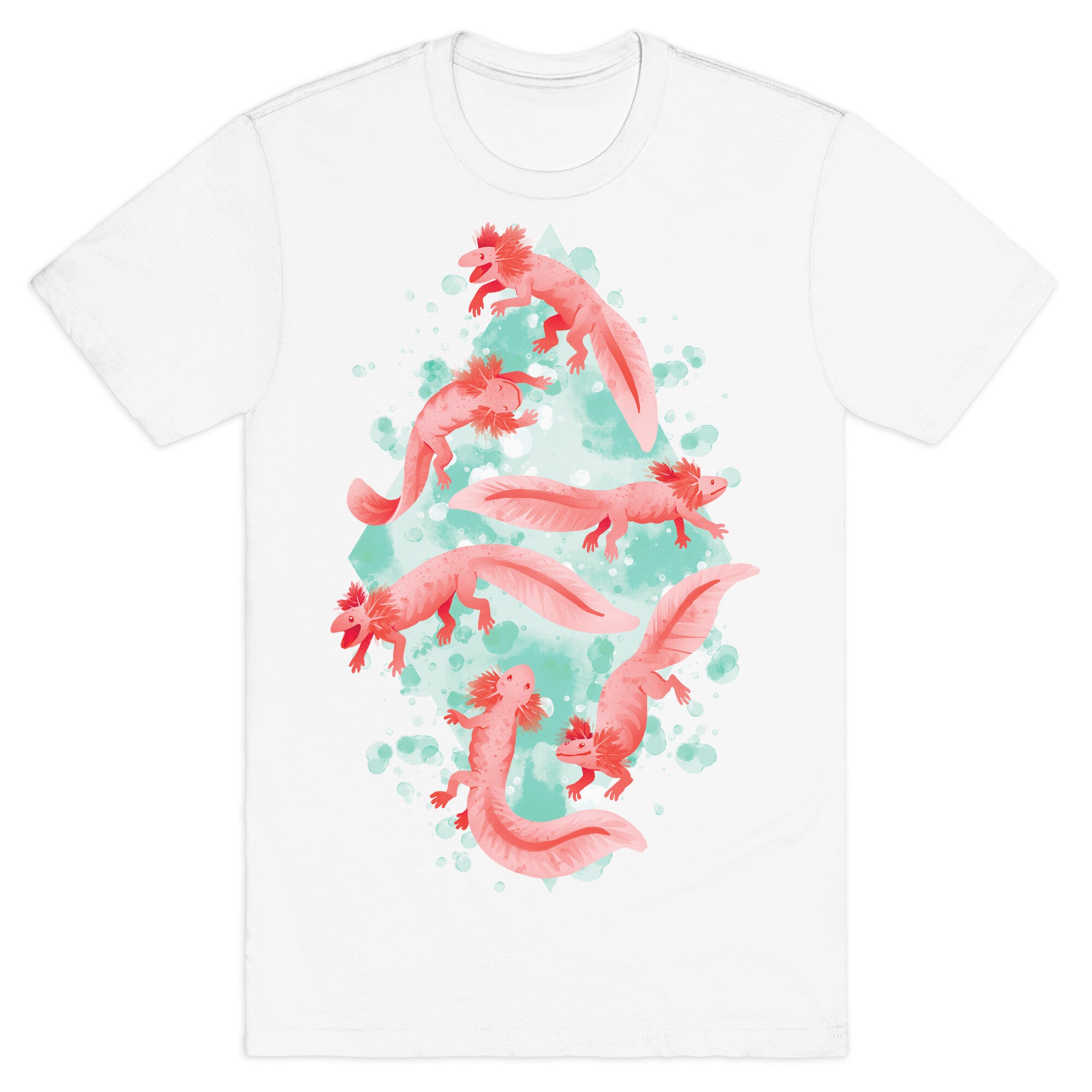Cute Pastel Axolotls T-Shirt