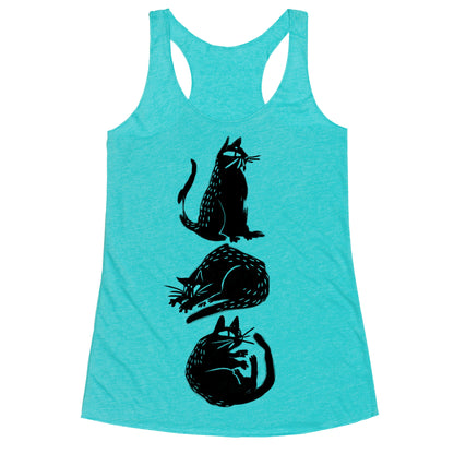 Cat Shapes Racerback Tank