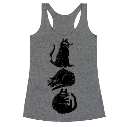 Cat Shapes Racerback Tank