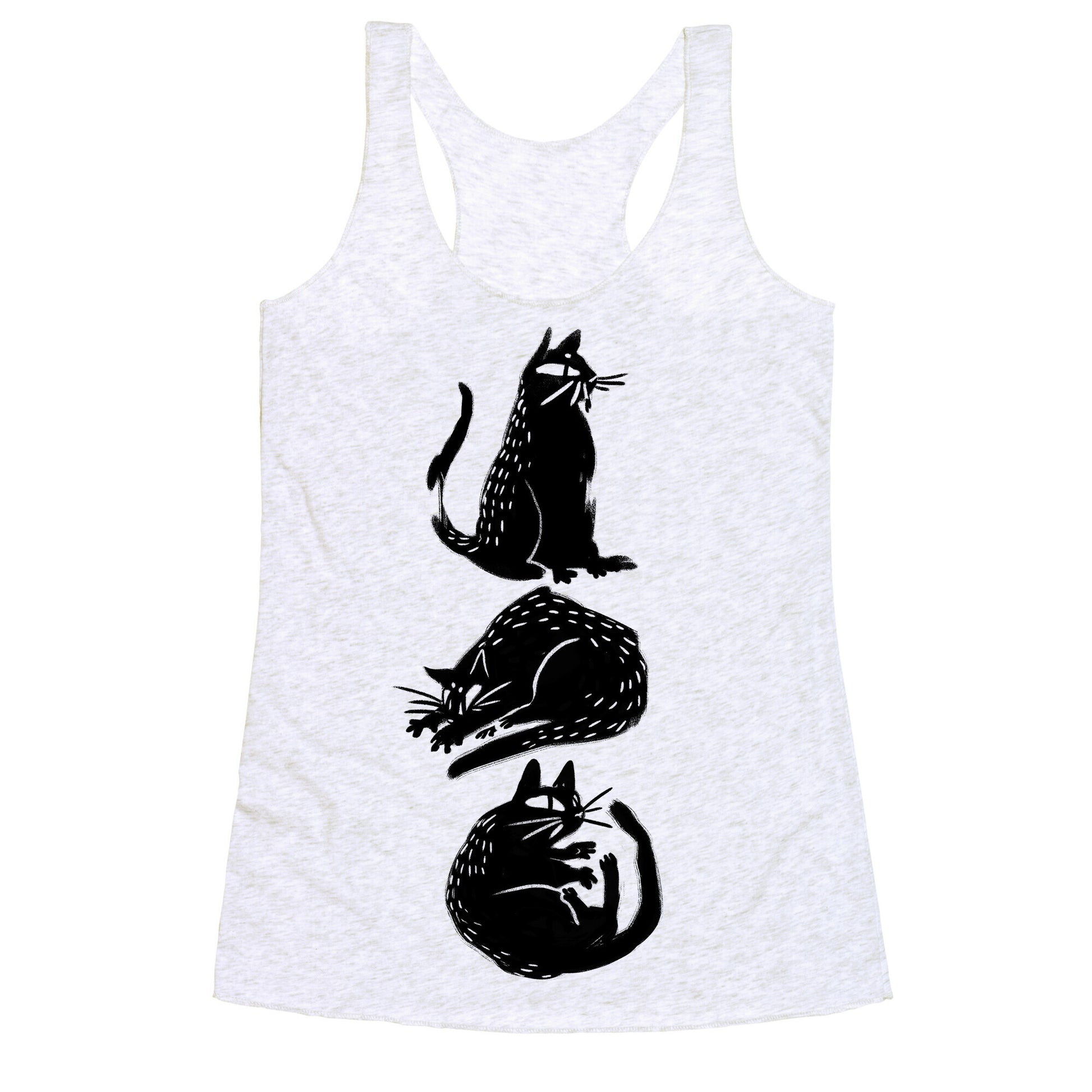 Cat Shapes Racerback Tank