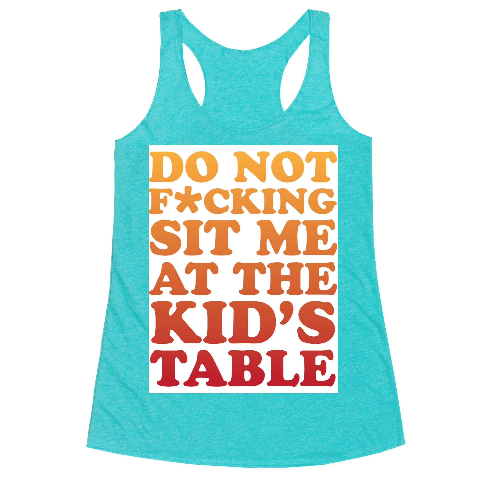 THE KIDS TABLE Racerback Tank