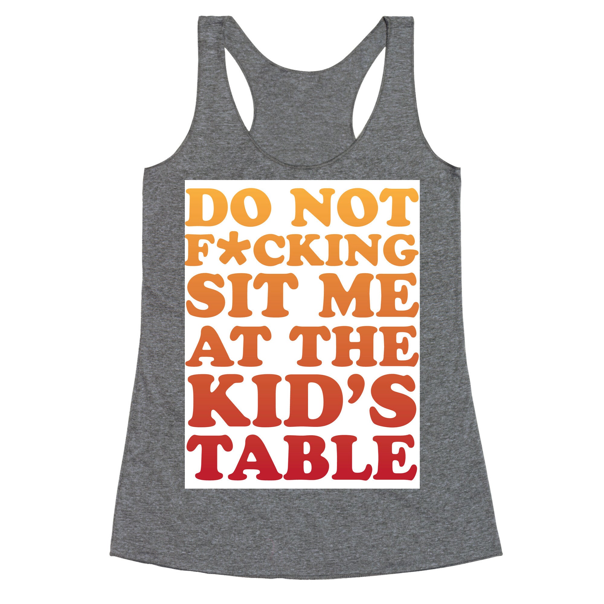 THE KIDS TABLE Racerback Tank