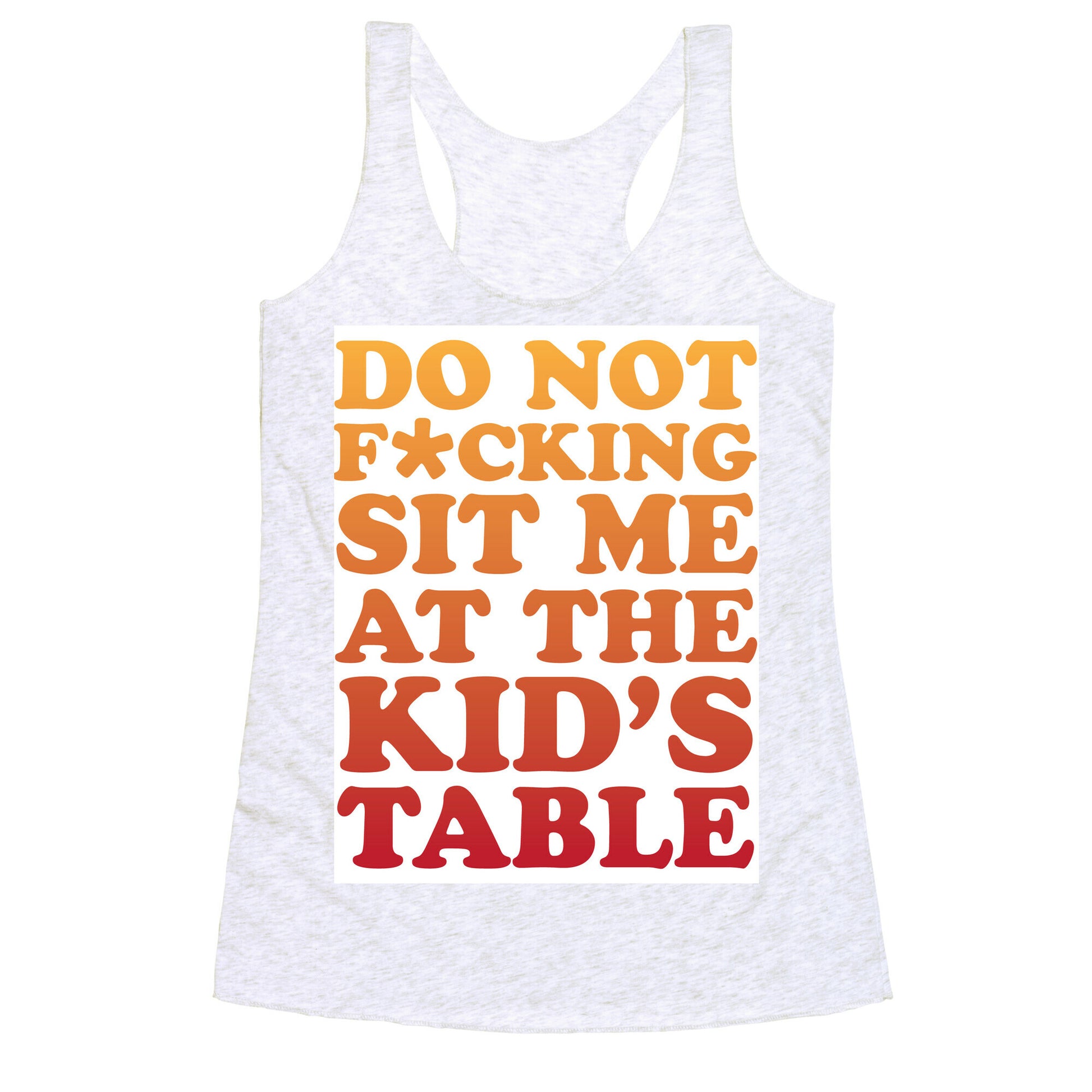 THE KIDS TABLE Racerback Tank