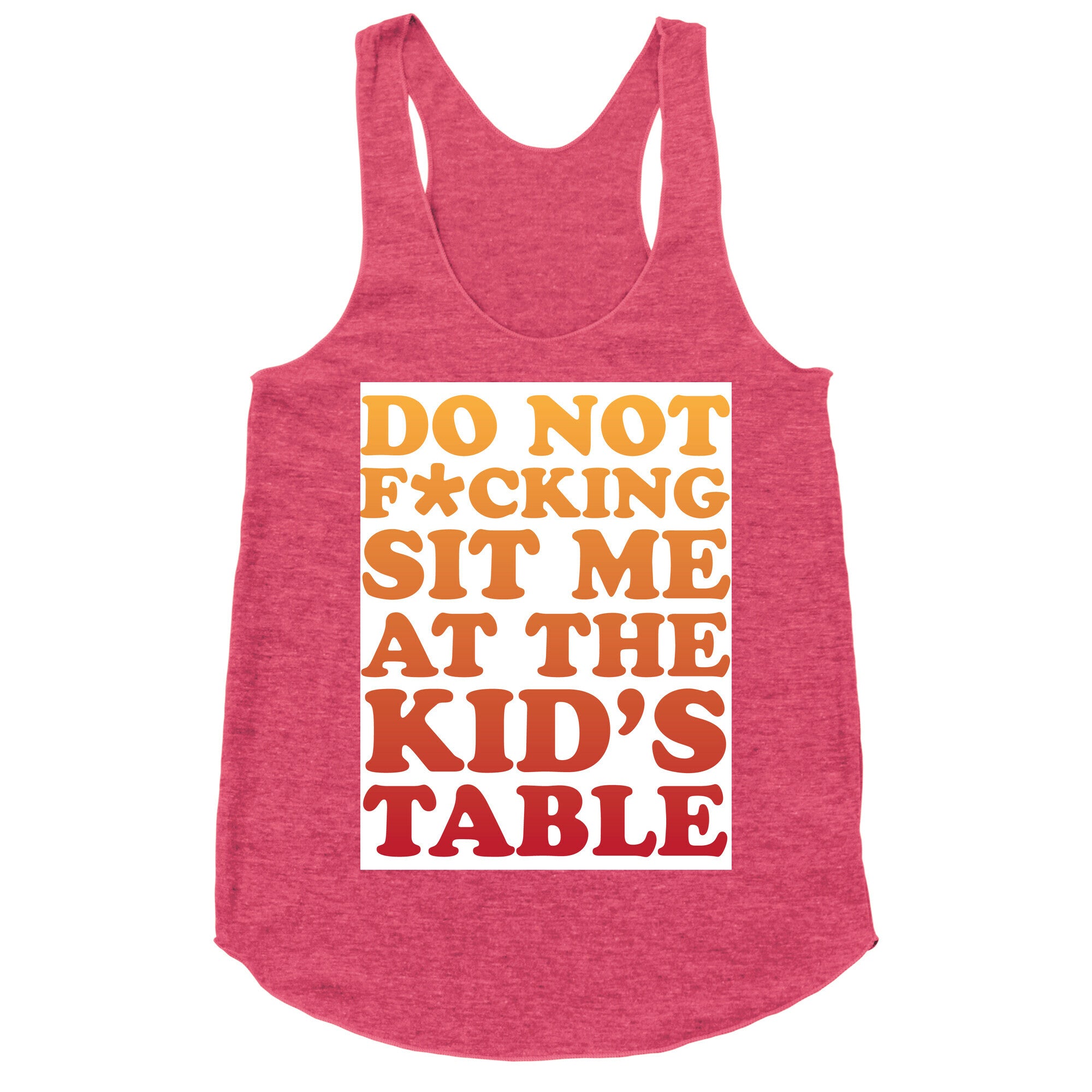 THE KIDS TABLE Racerback Tank