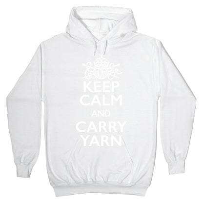 Keep Calm And Carry Yarn (Knitting) Hoodie