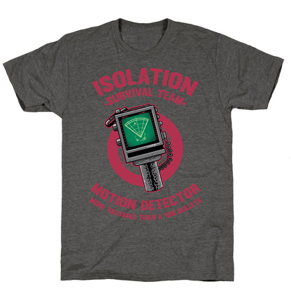 Isolation Survival Team Motion Detector Unisex Triblend Tee