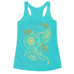 Honeybees & Sunflowers Racerback Tank