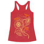 Honeybees & Sunflowers Racerback Tank