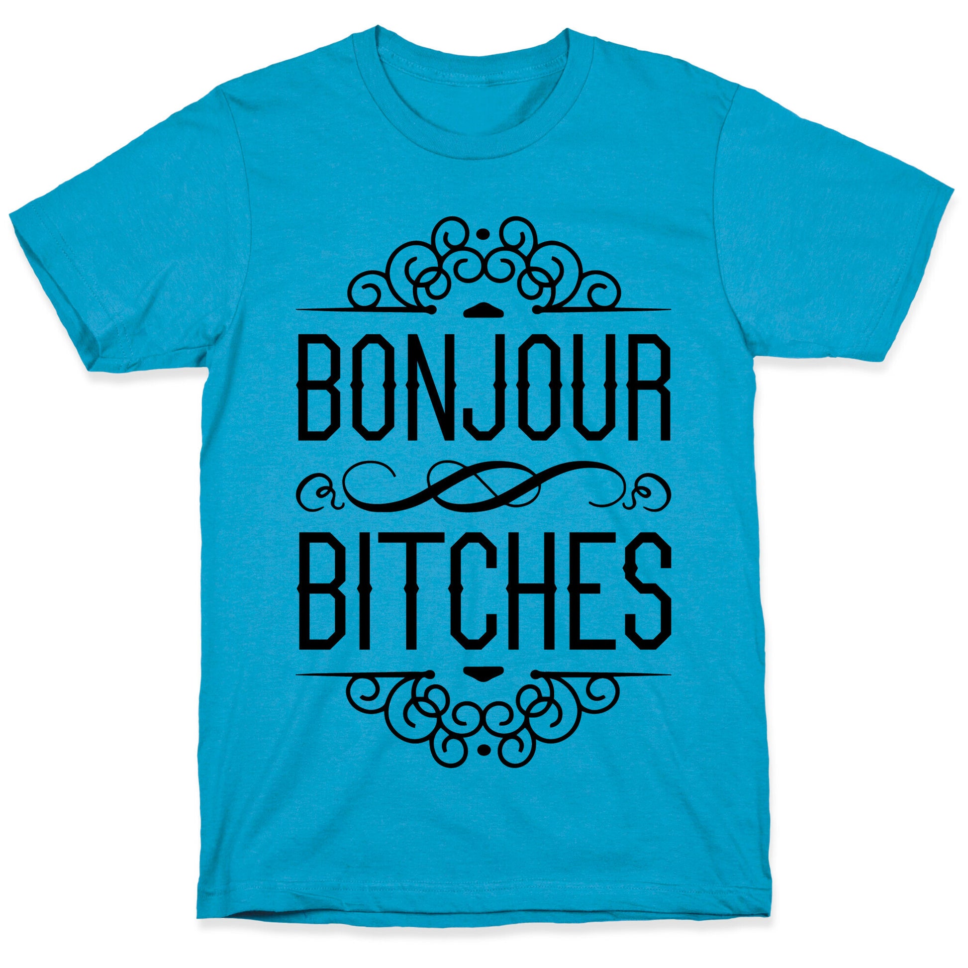 Bonjour Bitches Unisex Triblend Tee