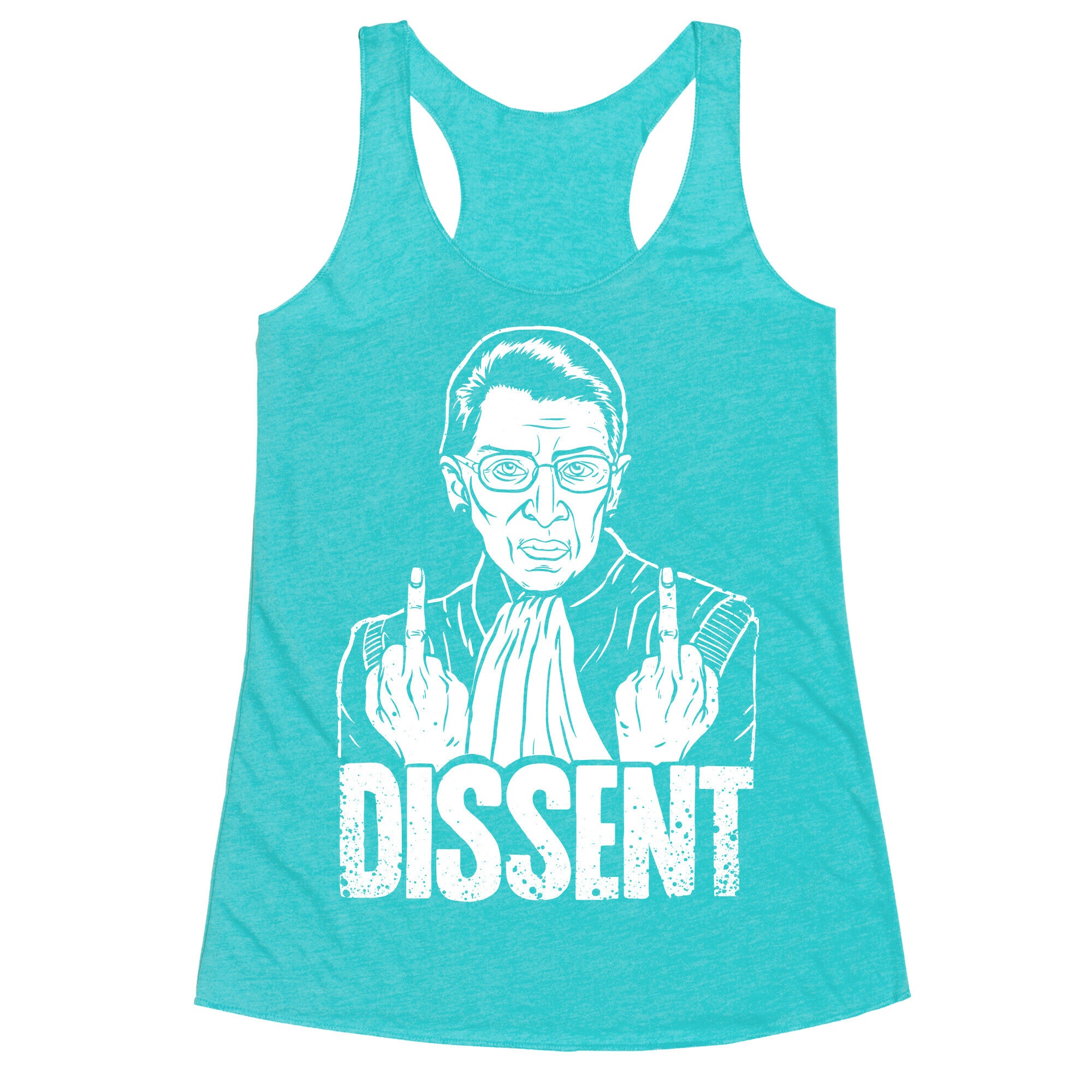 Ruth Bader Ginsburg Dissent Racerback Tank
